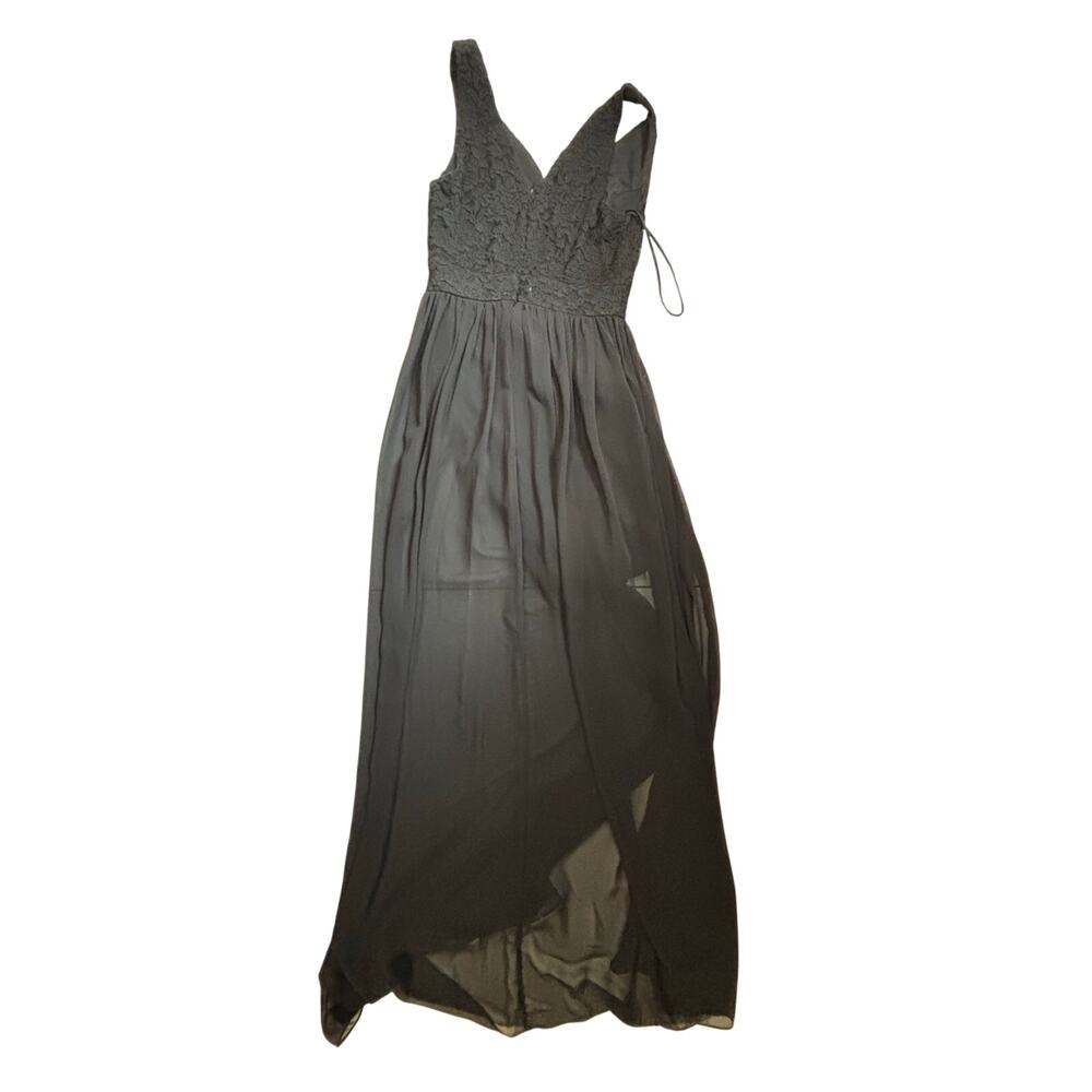 Altar'd State Womens Semi Formal Black Dress Sz Small Lace Sheer AS IS - Picture 6 of 7